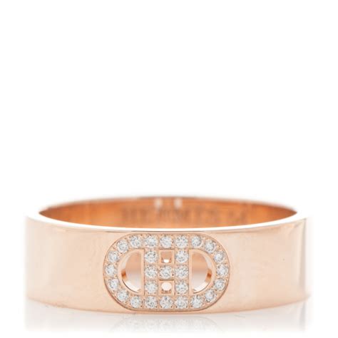 hermes mens ring|hermes 18k diamond ring.